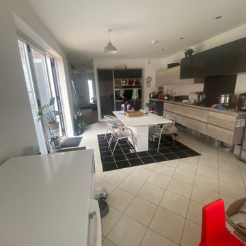Before&After of the House with the Home Office and Laundry