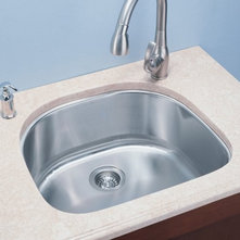 Offset Faucet With A D Shaped Sink
