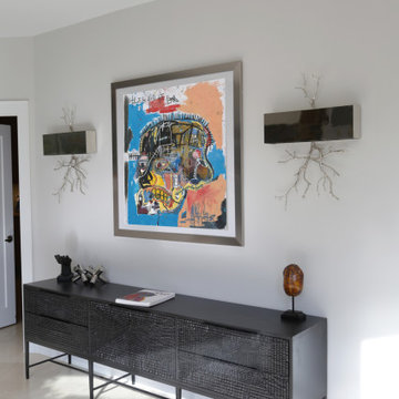 Jean-Michel Basquiat Inspired Foyer