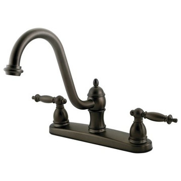 Kingston Brass Centerset Kitchen Faucet, Oil Rubbed Bronze