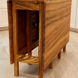 Zebrawood Foldable Table - Dining Tables