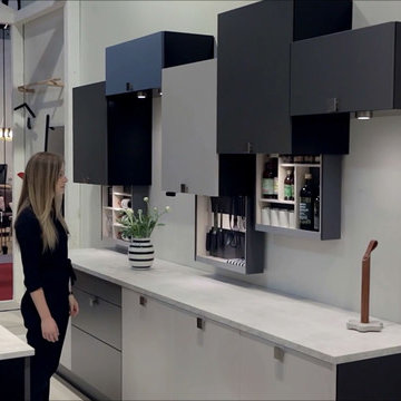 Hidden Automated Storage in the Kitchen
