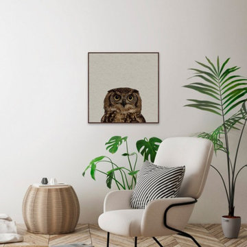 "Those Big Eyes II" Floater Framed Painting Print on Canvas