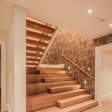 Project #81 | Modern Staircase with Integrated Seating
