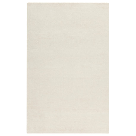 Surya Mystique M-211 Solid & Border Area Rug, Cream, 5' x 8' Rectangle