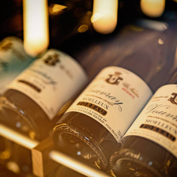Close up wine cellars