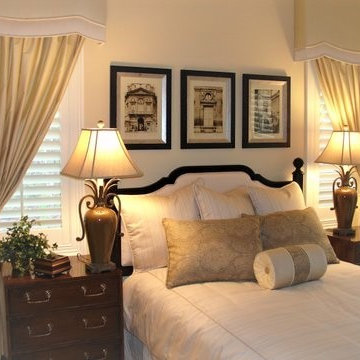 Shutter Concepts Inc. Naples FL- Plantation Shutters in the Bedroom.