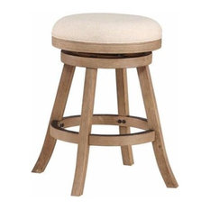 Boraam Industries, Inc. - Fenton Wire Brush Swivel Stool, 24" - Bar Stools and Counter Stools