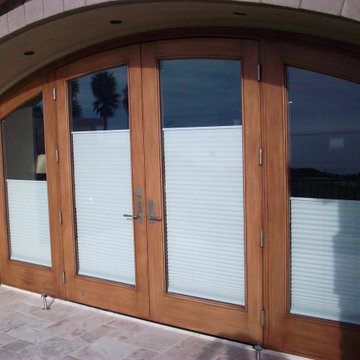 Customer Photos of Installed Pleated Blinds and Honeycomb Shades