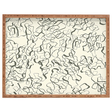 Jenean Morrison Tangled Tiles Rectangular Tray, 18"x14"