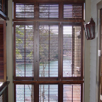 Lake House Porch Shutters