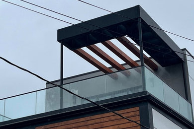 Balcony - glass railing balcony idea in DC Metro