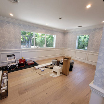 Wallpaper installation Living Room in San Francisco