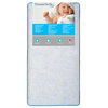 Dream On Me Twinkle Star Crib and Toddler 117 Coil Mattress