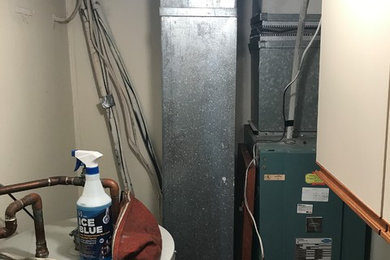 HVAC Install ( Before and After )