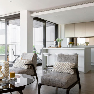 Luxury Riverside Apartment Interior Design in Central London