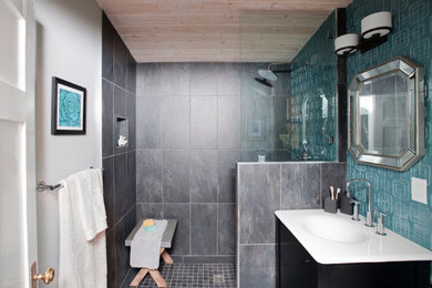 Inspiration for an eclectic bathroom remodel in Vancouver