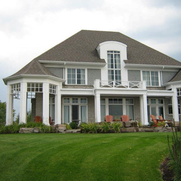 Custom lakefront build.