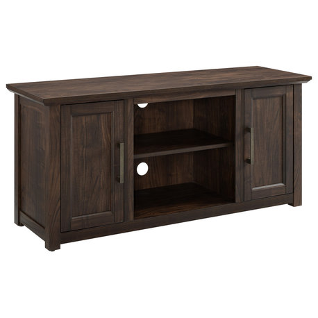 Camden 48" Low Profile TV Stand Dark Walnut