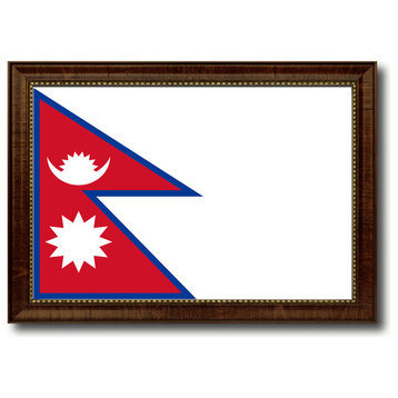 Nepal Country Flag Canvas Print, 27"x39"