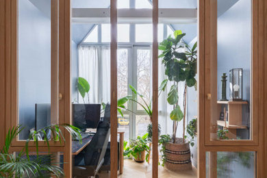 Idées déco pour un bureau contemporain.