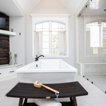 Rustic Elegance Master Bathroom Suite