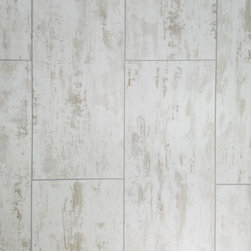 Abolos - Nature 7 in x 16 in Glass Field Mosaic in Birchwood White - Wall And Floor Tile