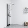 vidaXL Shower Enclosure Walk-in Shower Wall Transparent ESG Glass 27.6"x74.8"