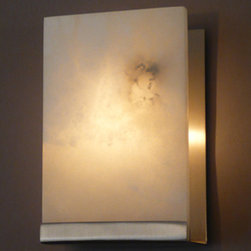 Oslo Sconce with Alabaster shade - Wall Sconces