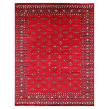 8' 0" X 10' 4" Silky Bokhara Hand Knotted Wool Rug - Q13894