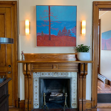 Art Installed in The Francis Hotel in Portland, ME
