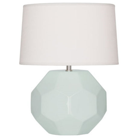 Robert Abbey Franklin 1 Light Accent Lamp, Celadon Glazed Ceramic