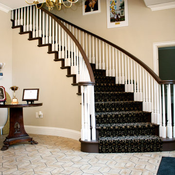 Textured carpet for stairs