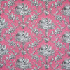 Pink Rooster Toile Fabric French Chicken, Standard Cut