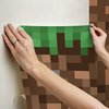 Minecraft Blocks Peel & Stick Wallpaper Mural
