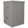 Oslo 2 Drawer File Cabinet, Navy Blue
