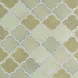 Small Scalloped Fan - Mosaic Tile