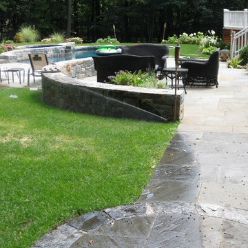 landscape design for existing pool