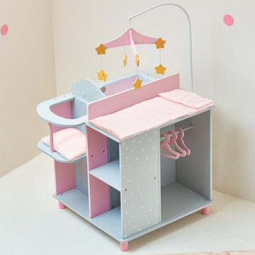 Olivia's Little World - Baby Doll Furniture - Baby Changing Station with Storage