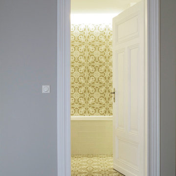 Blick in das Badezimmer