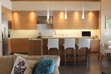 Minimalist kitchen photo in Phoenix
