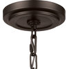1-Light Tabby Pendant, Oil Rubbed Bronze, Clear