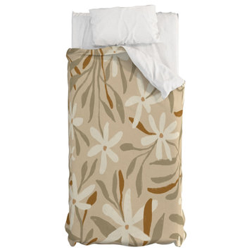 Deny Designs Alisa Galitsyna Pastel Wildflowers Bed in a Bag, Twin Xl
