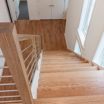 Project #48 | Contemporary Staircase with Warm Tones