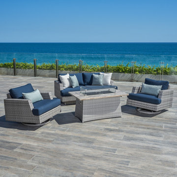 Portofino™ Comfort 4pc Motion Fire Set - Laguna Blue