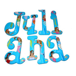 Custom Painted Mermaid Letters - Wall Letters