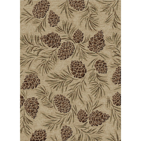 American Destination Pine Grove Antique Lodge Area Rug, 2'3"x7'7"