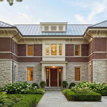 Home with Prairie Style Influences