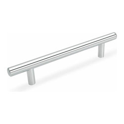 Cosmas - Cosmas European Bar Pull - Solid Metal Handle for Kitchen and Bath, Polished Chr - Cabinet And Drawer Handle Pulls