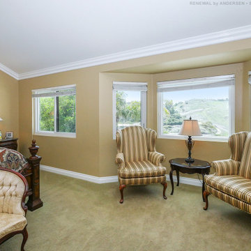All New White Windows in Attractive Bedroom - Renewal by Andersen San Francisco